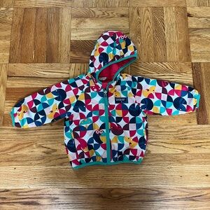 Patagonia Reversible Multicolor Animal/Pink Hooded Jacket
